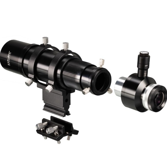 Buscador y guía EXPLORE SCIENTIFIC 8x50 con enfoque helicoidal y conexión de 1,25 pulgadas y T2