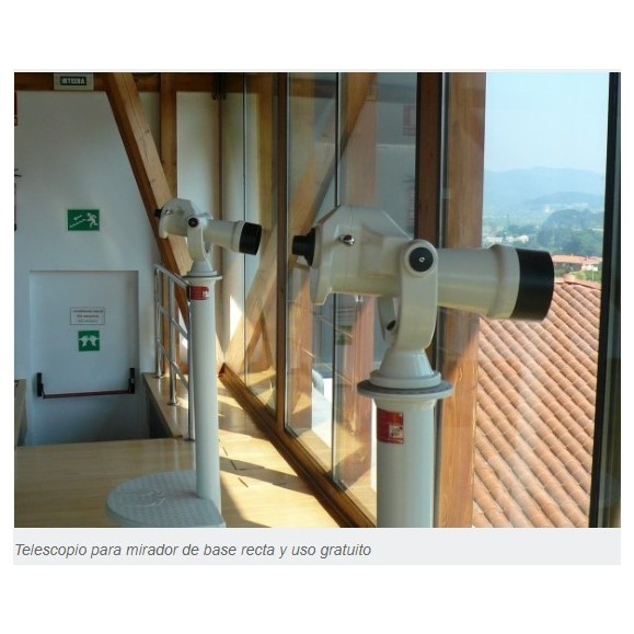 Telescopio para miradores sin monedas OPAKUA T2