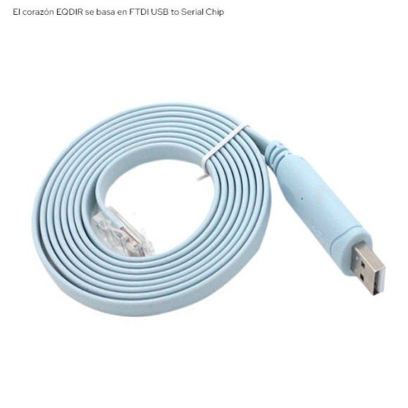 Cable EQDIR USB para EQMOD + adaptador DB9