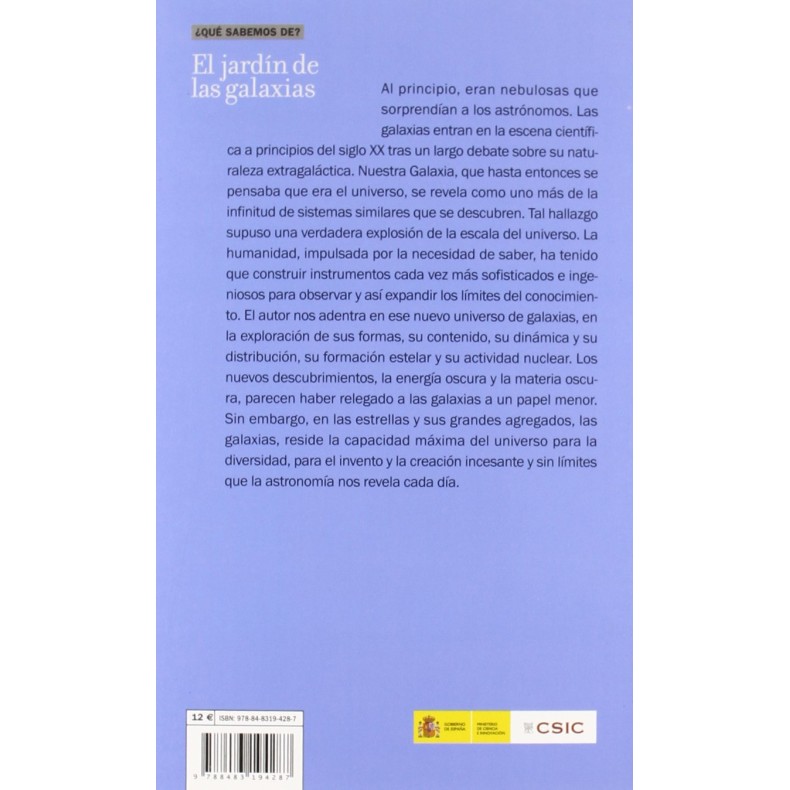 Libro el Jardín de las Galaxias, 2ª Ed.