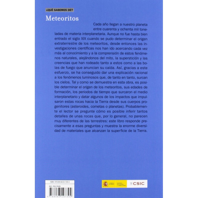 Libro Meteoritos
