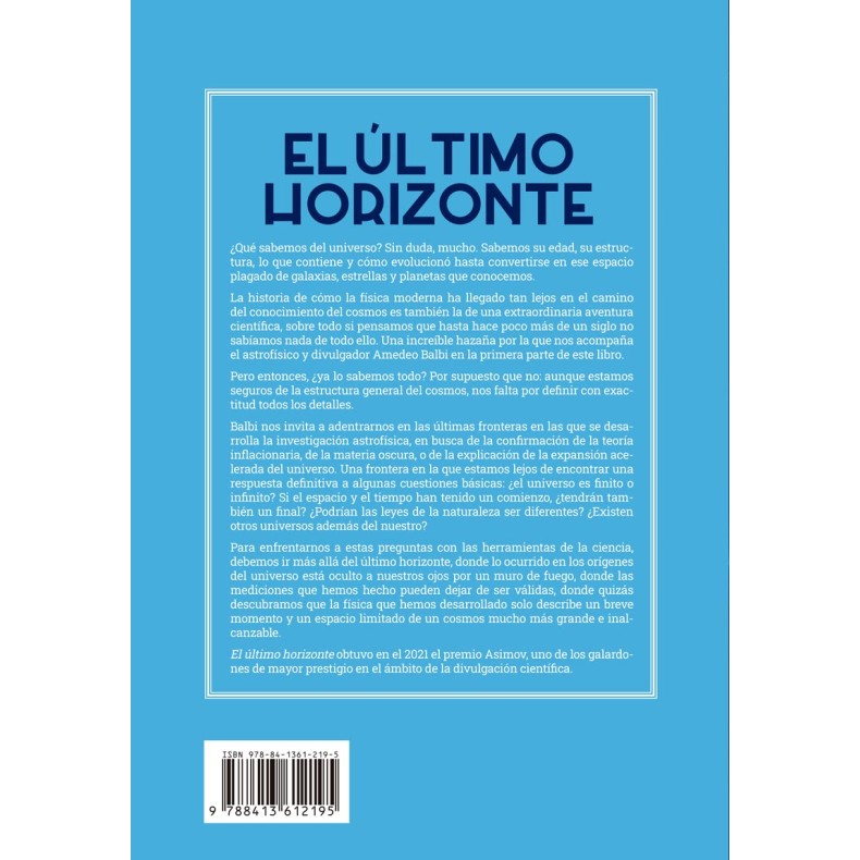 Libro El Último Horizonte