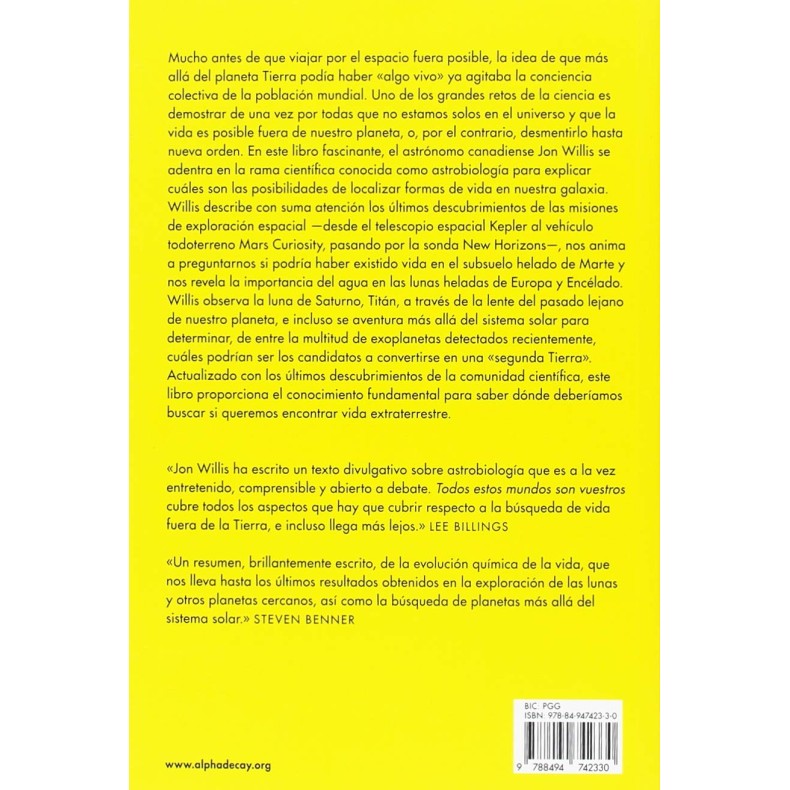 Libro Todos estos mundos son vuestros Libro Todos estos mundos son vuestros