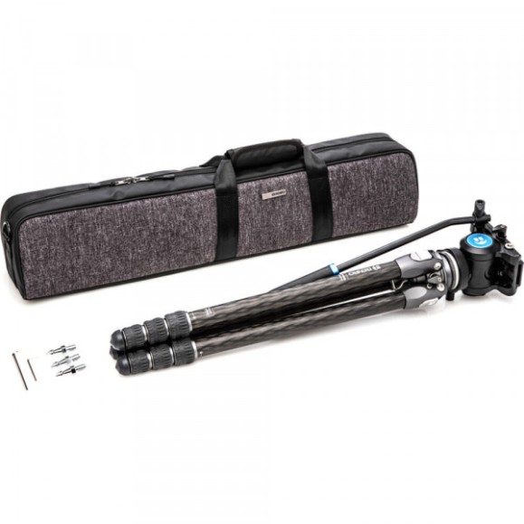 Kit Trípode Benro Tortoise 24CLV Carbono + S4Pro