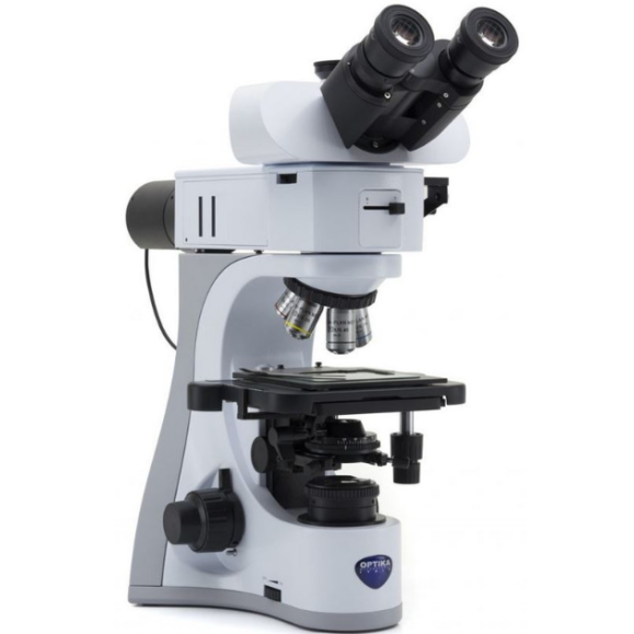 Microscopio Optika B-510METR, metallurgic, incident, transmitted, trino, IOS W-PLAN MET, 50x-500x, EU