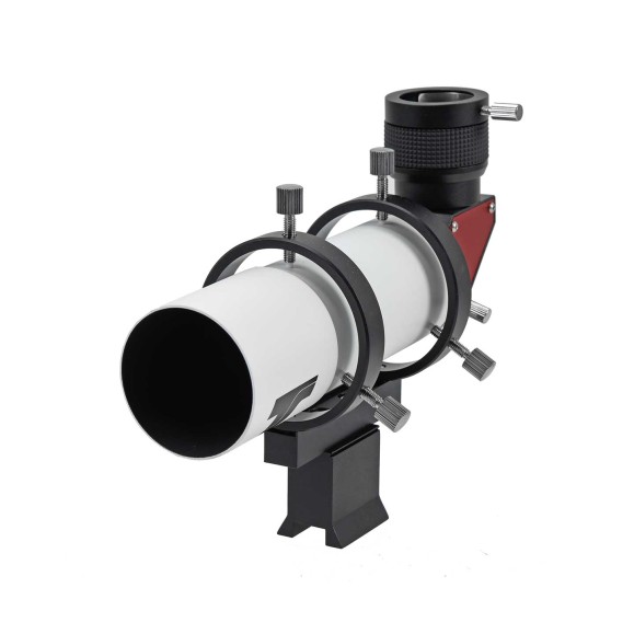 Buscador acodado y visor guía TS-Optics 50 mm con vista de 90° - 1,25" y conexión T2