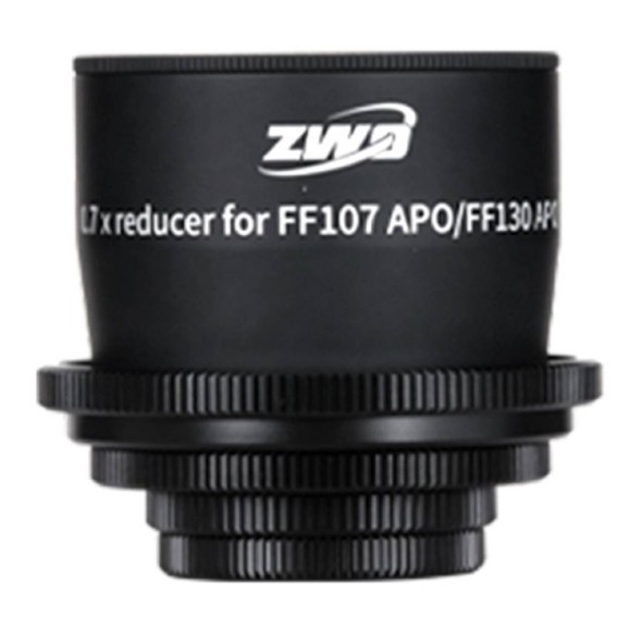 Reductor aplanador ZWO 0,7x para FF107 & FF130
