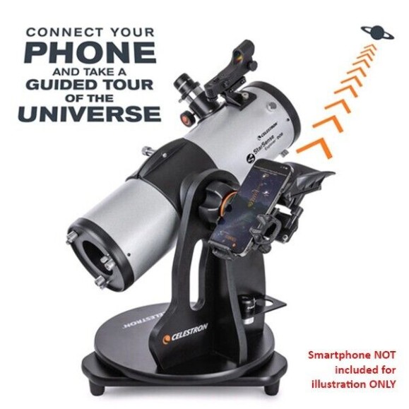 Telescopio de mesa Dobsoniano Celestron StarSense Explorer 114/450