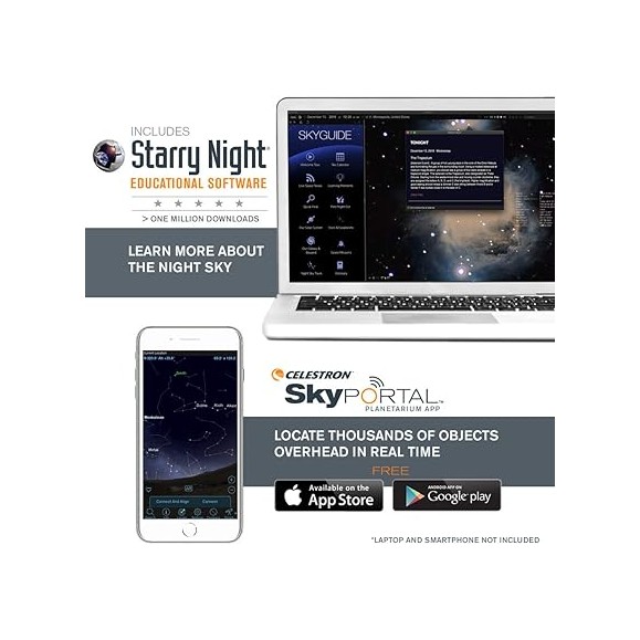 Pack Telescopio Celestron AstroMaster 130 EQ-MD con motor 31051 con curso de iniciación personalizado