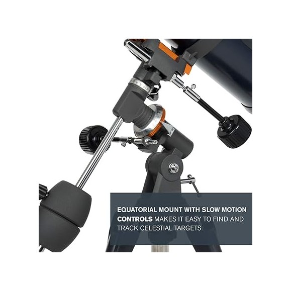 Pack Telescopio Celestron AstroMaster 130 EQ-MD con motor 31051 con curso de iniciación personalizado