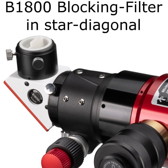 Telescopio LUNT multiuso solar y cielo nocturno LS100MT/B1800R APO