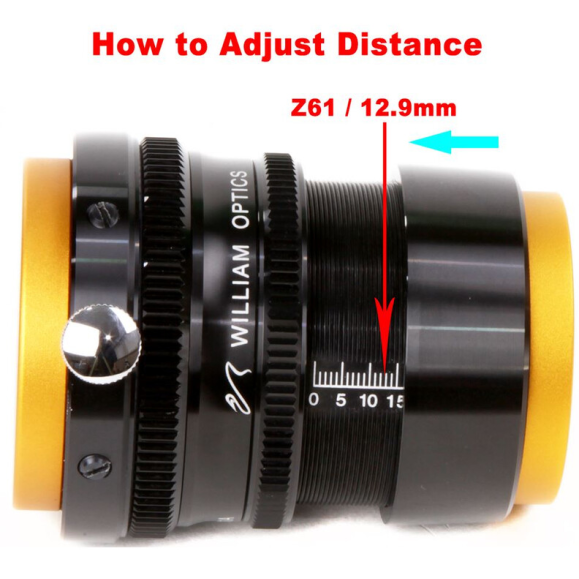 Aplanador  William Optic Flat61A para ZenithStar 61