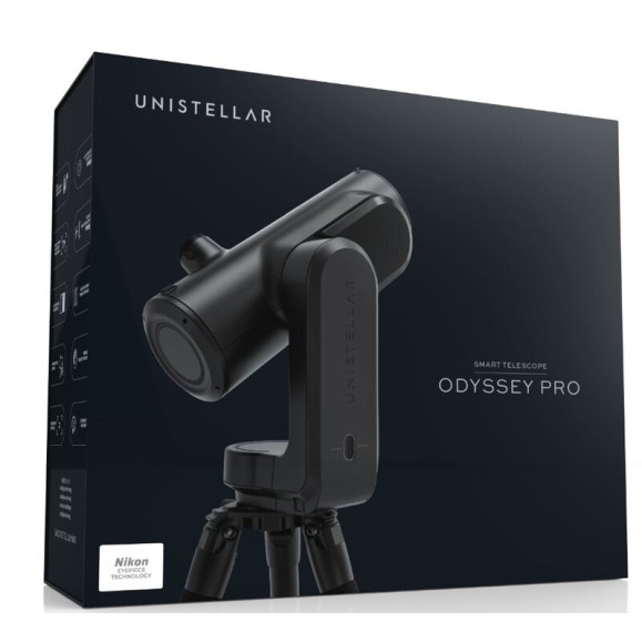 Telescopio inteligente UNISTELLAR ODYSSEY PRO N85/320