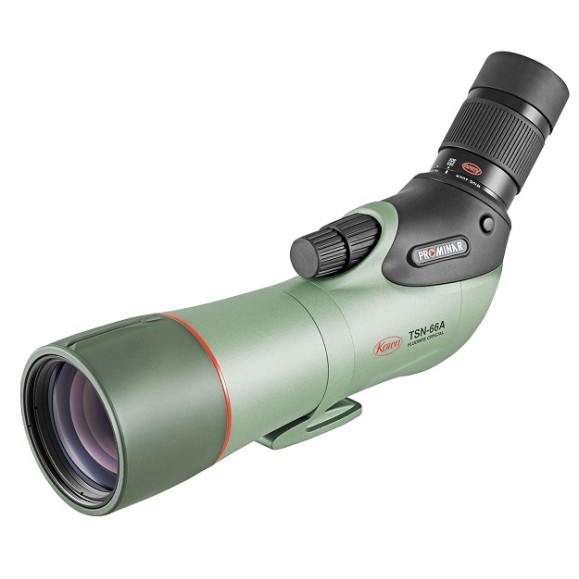 Kit telescopio terrestre Kowa TSN-66A PROMINAR Zoom angular 25-60X y funda de neopreno