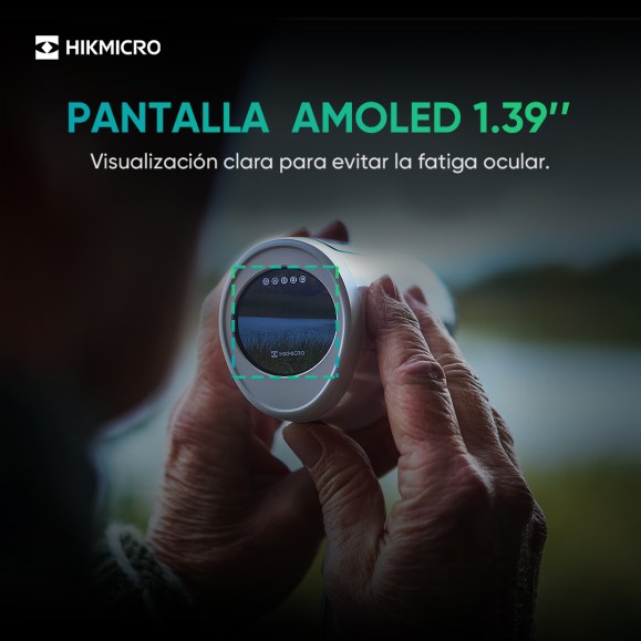 Monocular nocturno digital con modo día Heimdal H4D con IR de 850 nm HIKMICRO | Negro