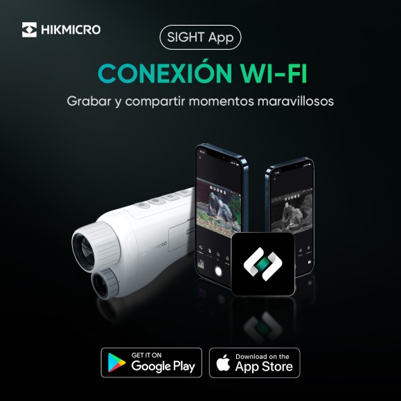 Monocular nocturno digital con modo día Heimdal H4D con IR de 850 nm HIKMICRO | Negro