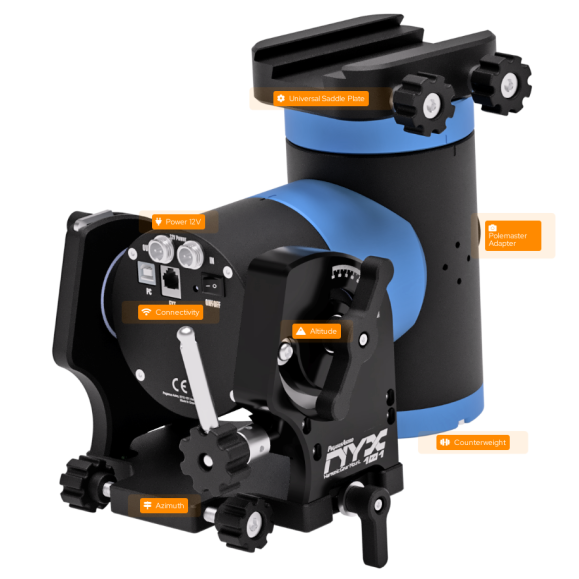 Montura ecuatorial armónica Pegasus Astro NYX-101