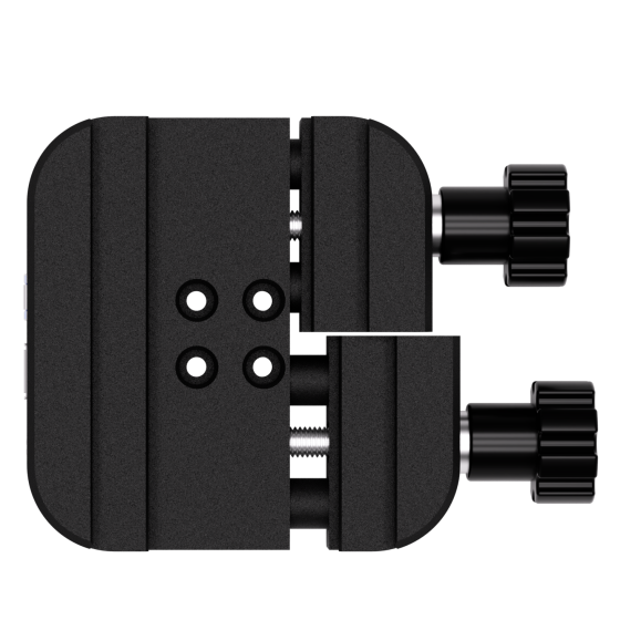 Montura ecuatorial armónica Pegasus Astro NYX-101 con el soporte hembra Saddle Powerbox preinstalado