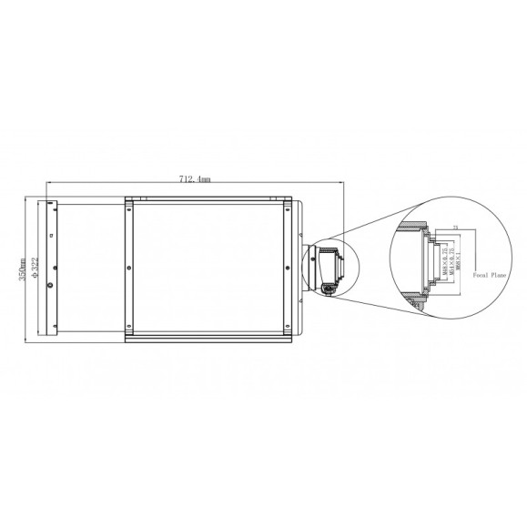 Telescopio Astrógrafo Asférico Sharpstar Cassegrain SCA260 F5 v2
