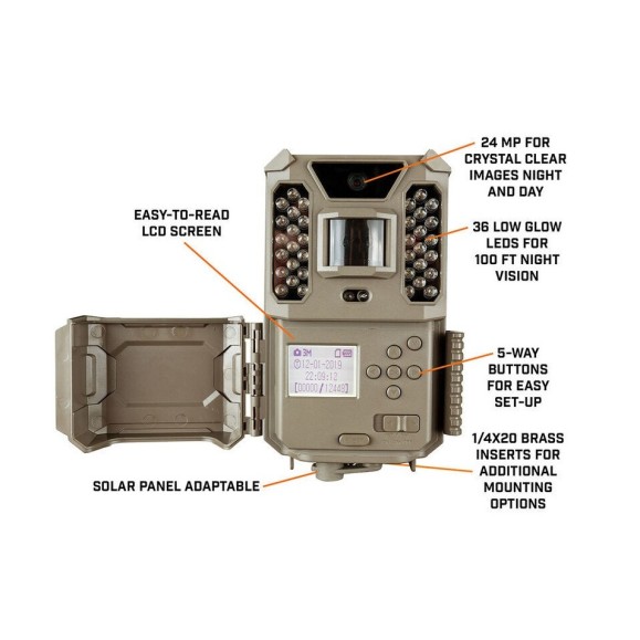 Cámara BUSHNELL Prime COMBO 24MP Low-Glow