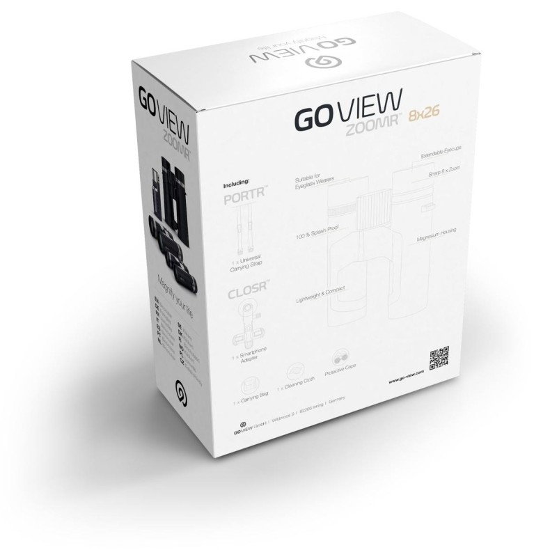GoView Prismáticos ZOOMR 8x26, Light... GoView Prismáticos ZOOMR 8x26, Light...