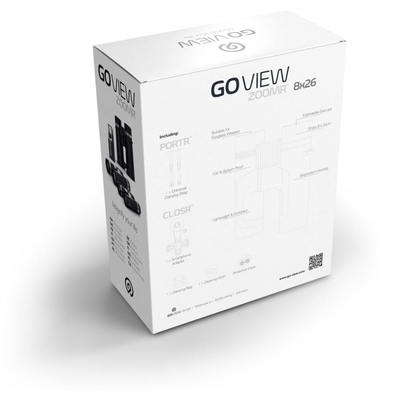 GoView Prismáticos ZOOMR 8x26,... GoView Prismáticos ZOOMR 8x26,...