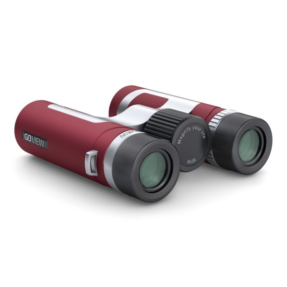 GoView Prismáticos ZOOMR 8x26, Ruby Red