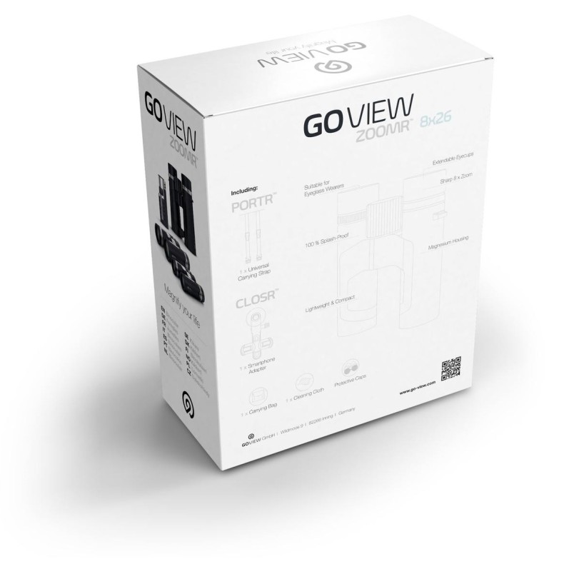 GoView Prismáticos ZOOMR 8x26, Miami... GoView Prismáticos ZOOMR 8x26, Miami...