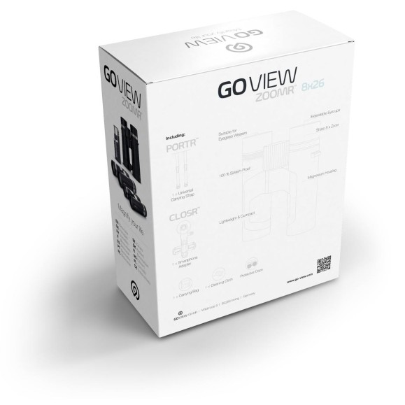 GoView Prismáticos ZOOMR 8x26, Miami Blue