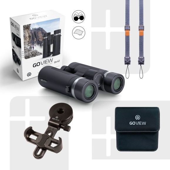 GoView Prismáticos ZOOMR 8x42, Phantom Black