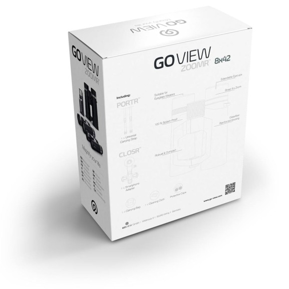 GoView Prismáticos ZOOMR 8x42, Oak Green