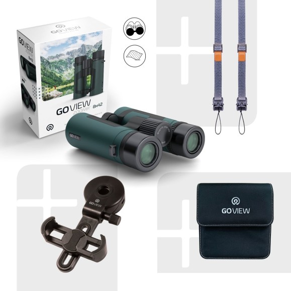 GoView Prismáticos ZOOMR 8x42, Oak Green