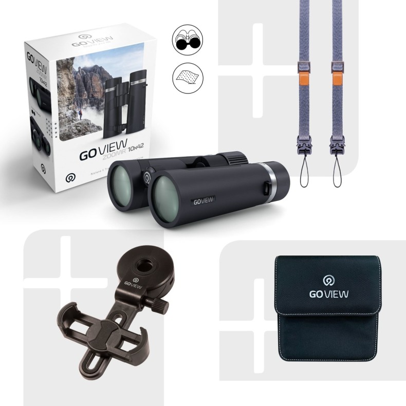 GoView Prismáticos ZOOMR 10x42, Oak... GoView Prismáticos ZOOMR 10x42, Oak...