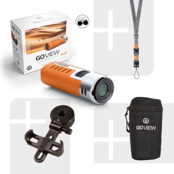 GoView Monocular ZOOMR HD, Sunset Orange
