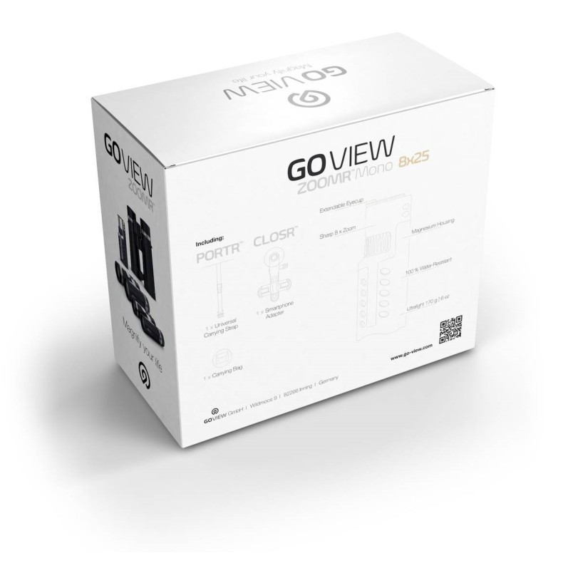 GoView Monocular ZOOMR HD, Light Brown GoView Monocular ZOOMR HD, Light Brown