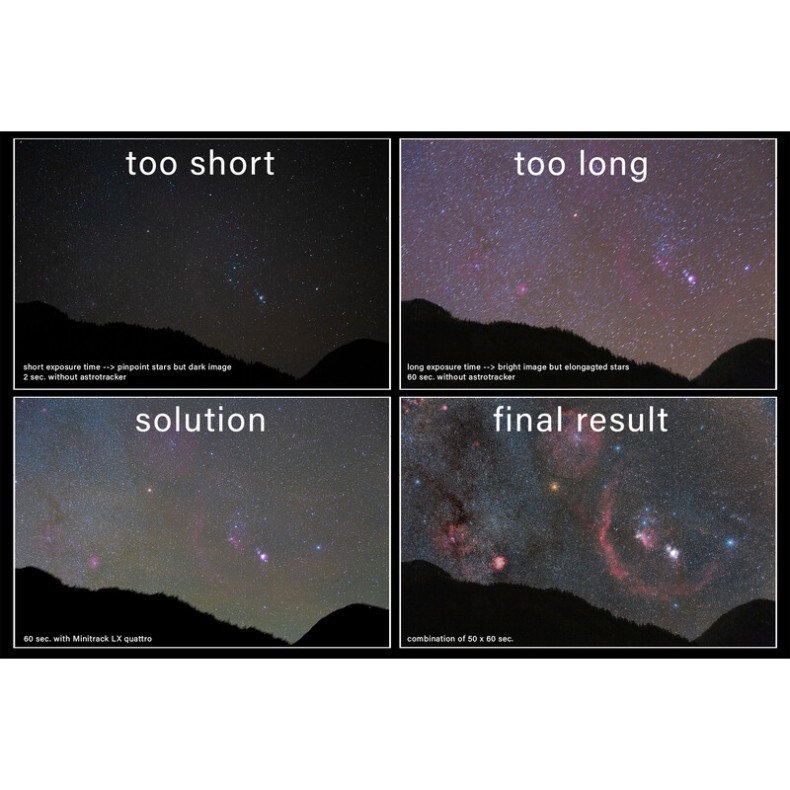 Montura OMEGON MiniTrack LX Quattro NS Montura OMEGON MiniTrack LX Quattro NS