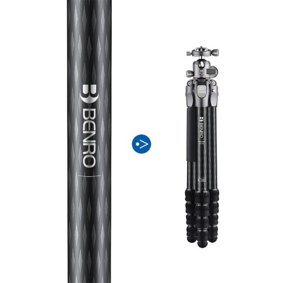 Kit Trípode BENRO Tortoise carbono con rótula GX35 TTOR35CGX35