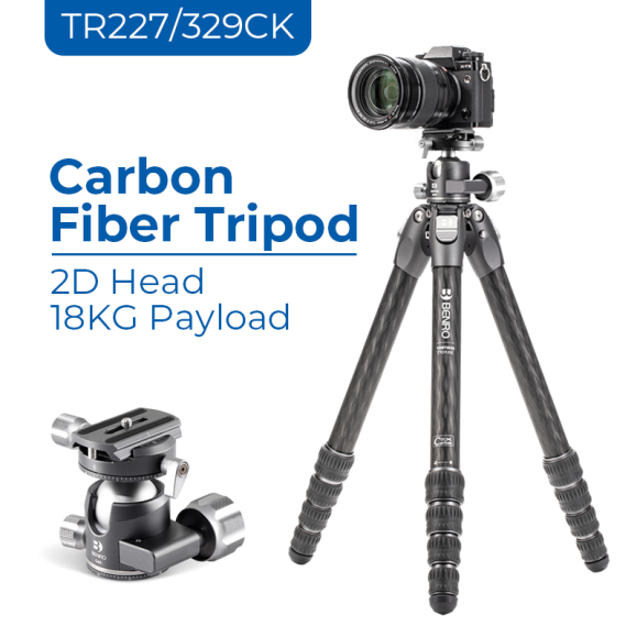 Kit Trípode BENRO Tortoise carbono con rótula GX30 TTOR24CGX30