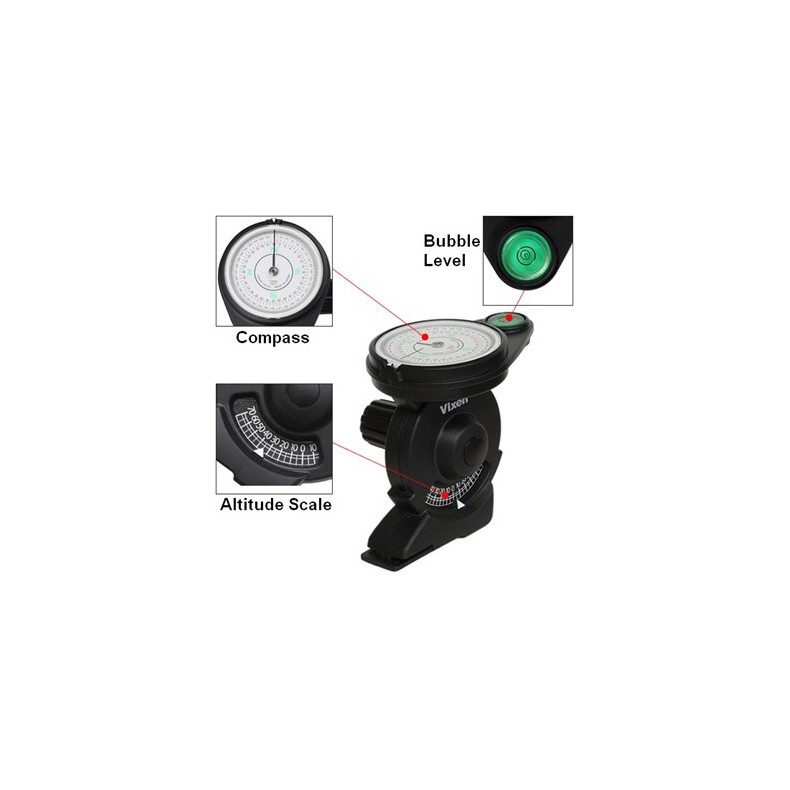 Brújula para Polarie con nivel de burbuja Brújula para Polarie con nivel de burbuja