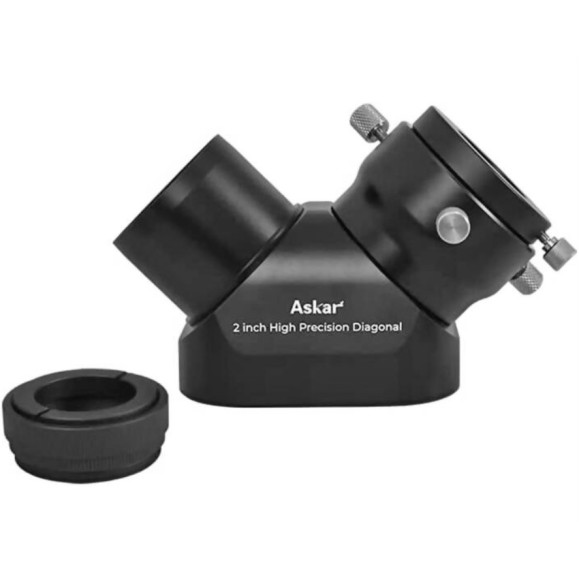 Askar Diagonal de estrella de 2 pulgadas con adaptador de ocular de 1,25 pulgadas y adaptador SCT