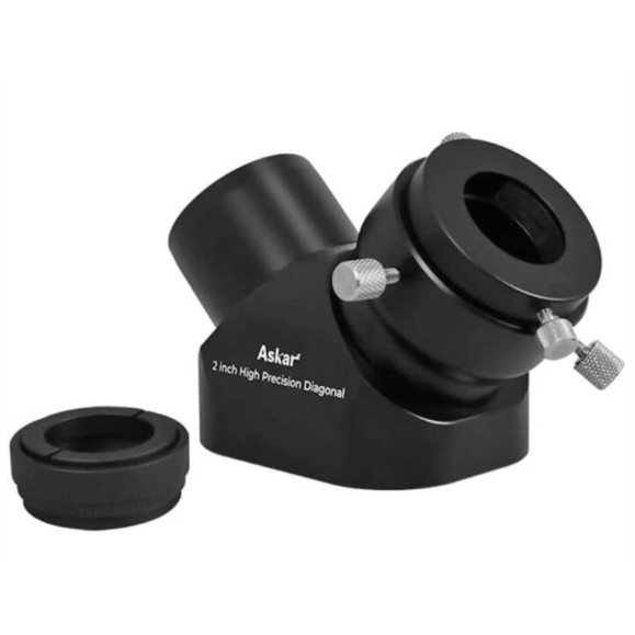 Askar Diagonal de estrella de 2 pulgadas con adaptador de ocular de 1,25 pulgadas y adaptador SCT