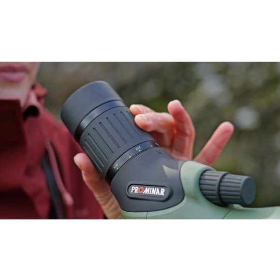 Kit Telescopio Kowa Prominar acodado 55mm con ocular zoom 17-40x WA (cristal de fluorita)