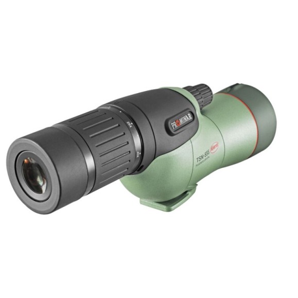 Kit Telescopio Kowa Prominar recto 55mm con ocular zoom 17-40x WA (cristal de fluorita)