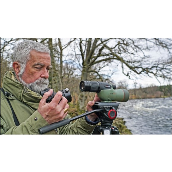 Kit Telescopio Kowa Prominar recto 55mm con ocular zoom 17-40x WA (cristal de fluorita)