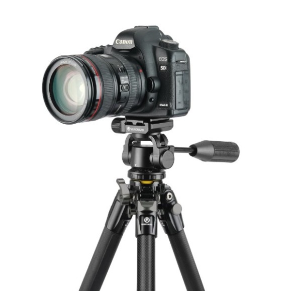 Trípode de viaje Vanguard VEO 5 kit 264CO28 de carbono, rótula de 2 vías