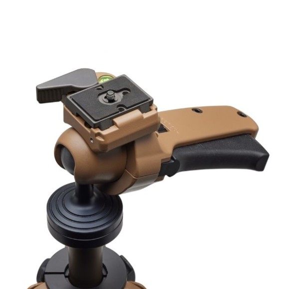 Kit trípode PRO MANFROTTO ALPHA S.H.O.T. MK R03 SD con rótula GRIP