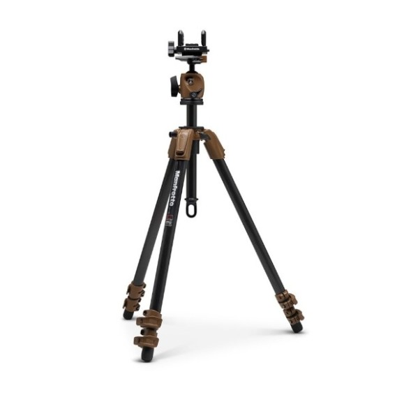 Kit trípode PRO MANFROTTO ALPHA S.H.O.T. MK R04 SD con rótula bola de carbono
