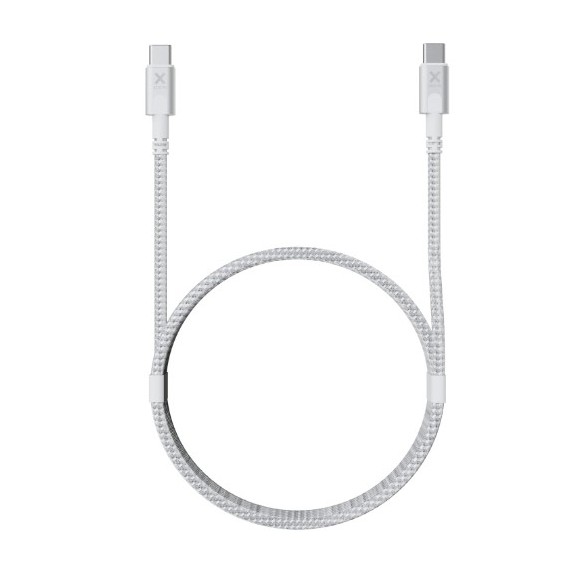 Cargador de viaje + cable USB-C PD blanco XTORM 67w GaN Ultra 00225407, con 2 puertos USB-C