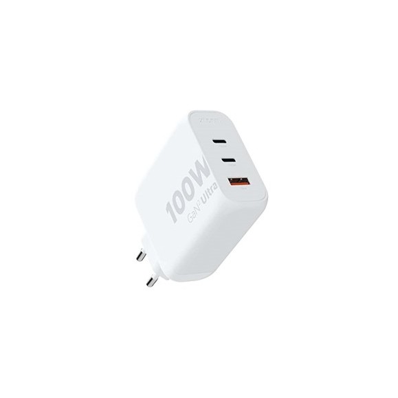 Cargador de pared PD USB-C DE 100W XTORM GaN Ultra 00225409, carga triple puerto