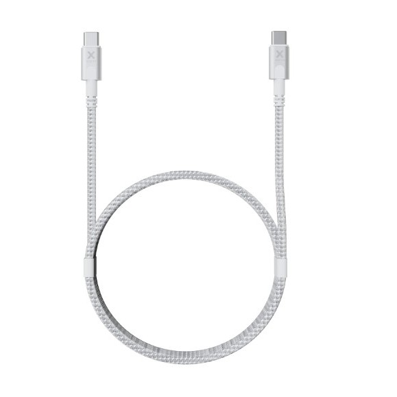 Cargador de viaje + cable USB-C PD blanco XTORM 140w GaN Ultra, 4 puertos